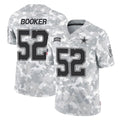 D.Cowboys #52 Tyler Booker Player Arctic Camo Salute to Service Limited Home Game Odoa Stitched Jerseys