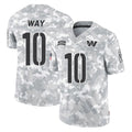W.Commanders #10 Tress Way Player Arctic Camo Limited Salute To Service Home Game Odoa Stitched Jerseys