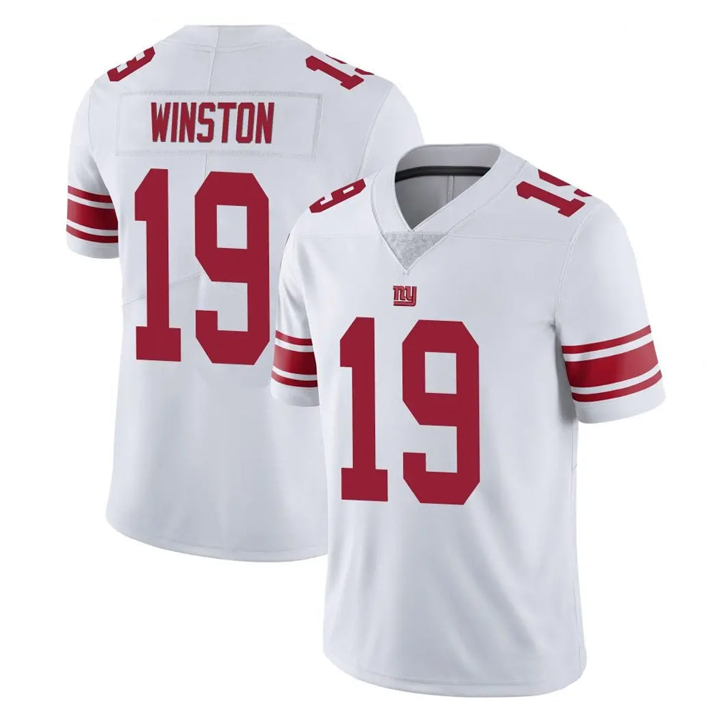 NY.Giants #19 Jameis Winston Player White Limited Vapor Untouchable Home Game Odoa Stitched Jerseys