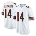 C.Bears #14 Kalif Raymond Player White Home Game Odoa Stitched Jerseys