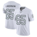 LV.Raiders #65 Tyler Linderbaum Player White Limited Color Rush Home Game Odoa Stitched Jerseys