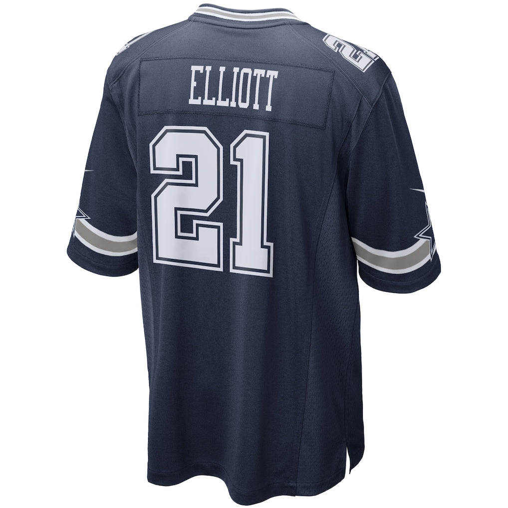 Odoa D.Cowboys #21 Ezekiel Elliott Navy Alternate Game Team Jersey