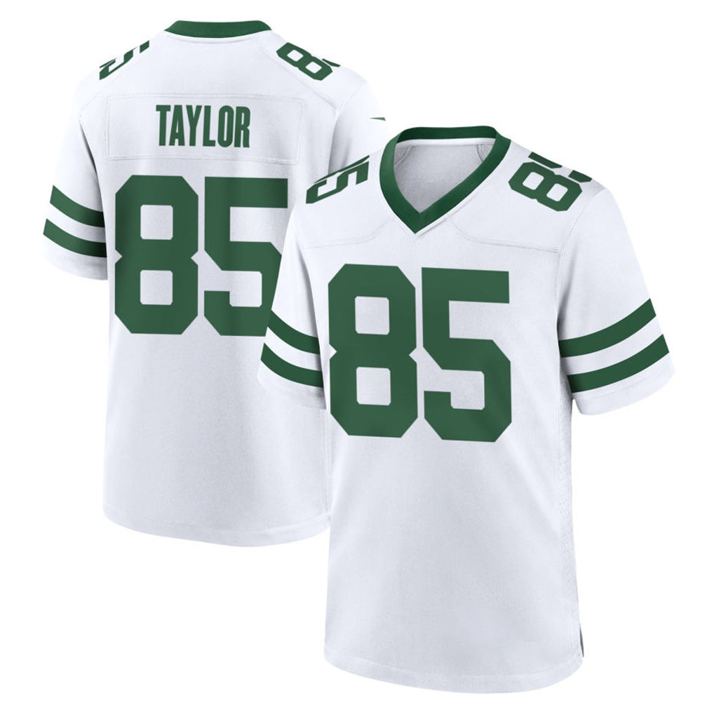 NY.Jets #85 Mason Taylor Player White Legacy Home Game Odoa Stitched Jerseys