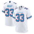 T.Titans #33 Cedric Gray Player White 2026 Game Home Odoa Stitched Jerseys