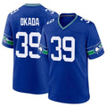 S.Seahawks #39 Ty Okada Player Royal Throwback Home Game Odoa Stitched Jerseys