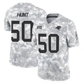C.Panthers #50 Robert Hunt Player Arctic Camo Salute to Service Limited Game Odoa Stitched Jerseys