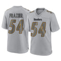 P.Steelers #54 Zach Frazier Player Gray Atmosphere Fashion Home Game Odoa Stitched Jerseys