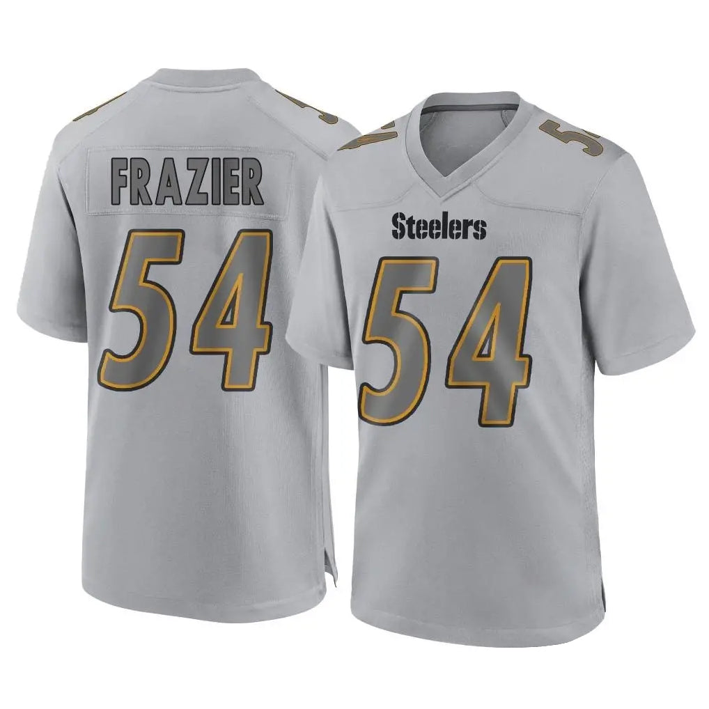 P.Steelers #54 Zach Frazier Player Gray Atmosphere Fashion Home Game Odoa Stitched Jerseys