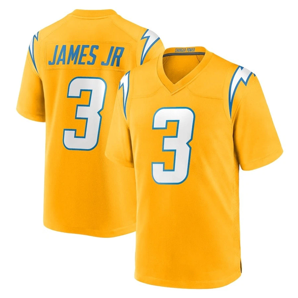 LA.Chargers #3 Derwin James Jr. Player Gold Home Game Odoa Stitched Jerseys