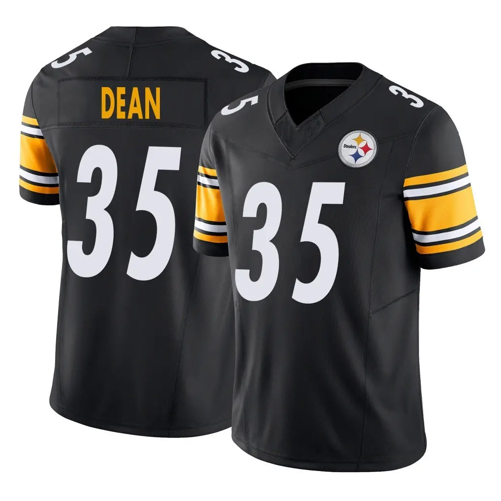 P.Steelers #35 Jamel Dean Player Black Limited Vapor F.U.S.E. Home Game Odoa Stitched Jerseys