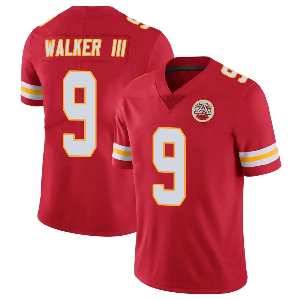 KC.Chiefs #9 Kenneth Walker III Player Red Limited Vapor Untouchable Home Game Odoa Stitched Jerseys