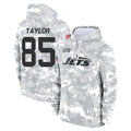 NY.Jets #85 Mason Taylor Player Arctic Camo Salute to Service Pullover Hoodies Limited Game Odoa Stitched Jerseys