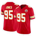 KC.Chiefs #95 Chris Jones Player Red Limited Vapor F.U.S.E. Home Game Odoa Stitched Jerseys