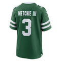 Odoa NY.Jets #3 John Metchie III Legacy Green Team Game Jersey