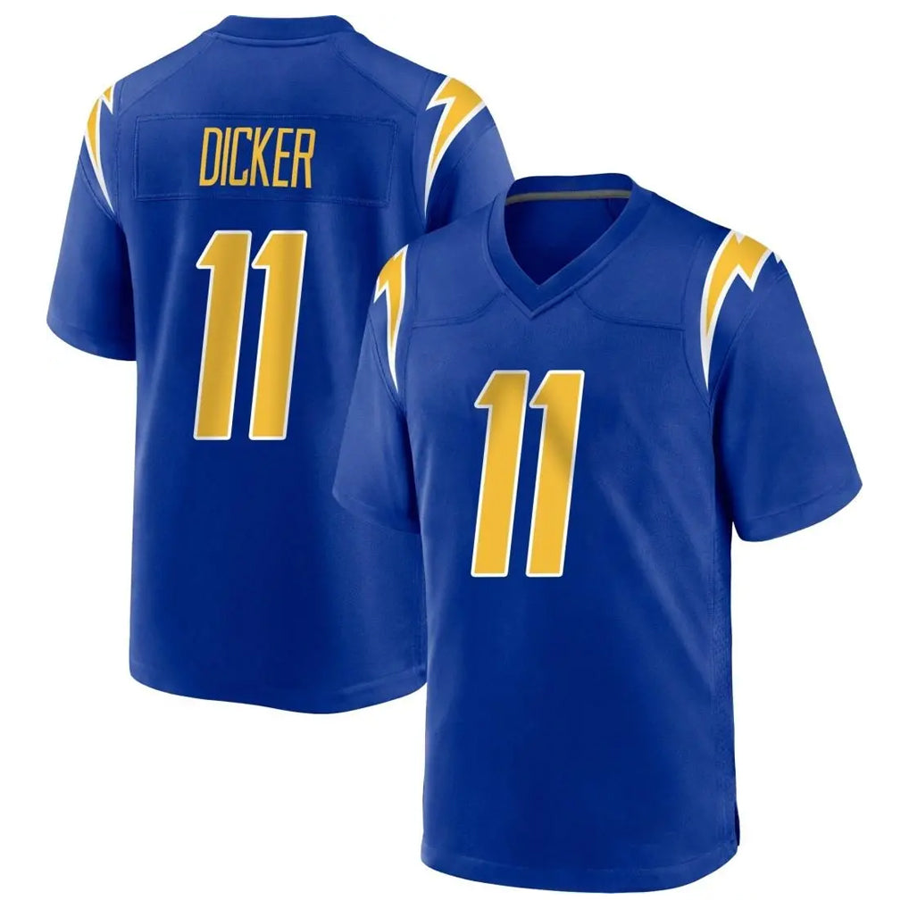 LA.Chargers #11 Cameron Dicker Player Royal Home Game Odoa Stitched Jerseys