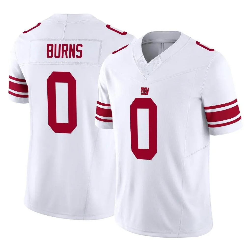 NY.Giants #0 Brian Burns Player White Limited Vapor F.U.S.E. Home Game Odoa Stitched Jerseys