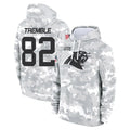 C.Panthers #82 Tommy Tremble Player Arctic Camo Salute to Service Pullover Hoodies Limited Game Odoa Stitched Jerseys