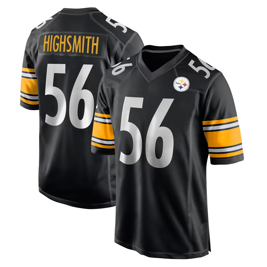 P.Steelers #56 Alex Highsmith Player Black Home Game Odoa Stitched Jerseys