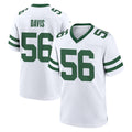NY.Jets #56 Demario Davis Player White Legacy Home Game Odoa Stitched Jerseys