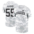 C.Panthers #55 Devin Lloyd Player Arctic Camo Salute to Service T-Shirt Hoodies Odoa Stitched Jerseys