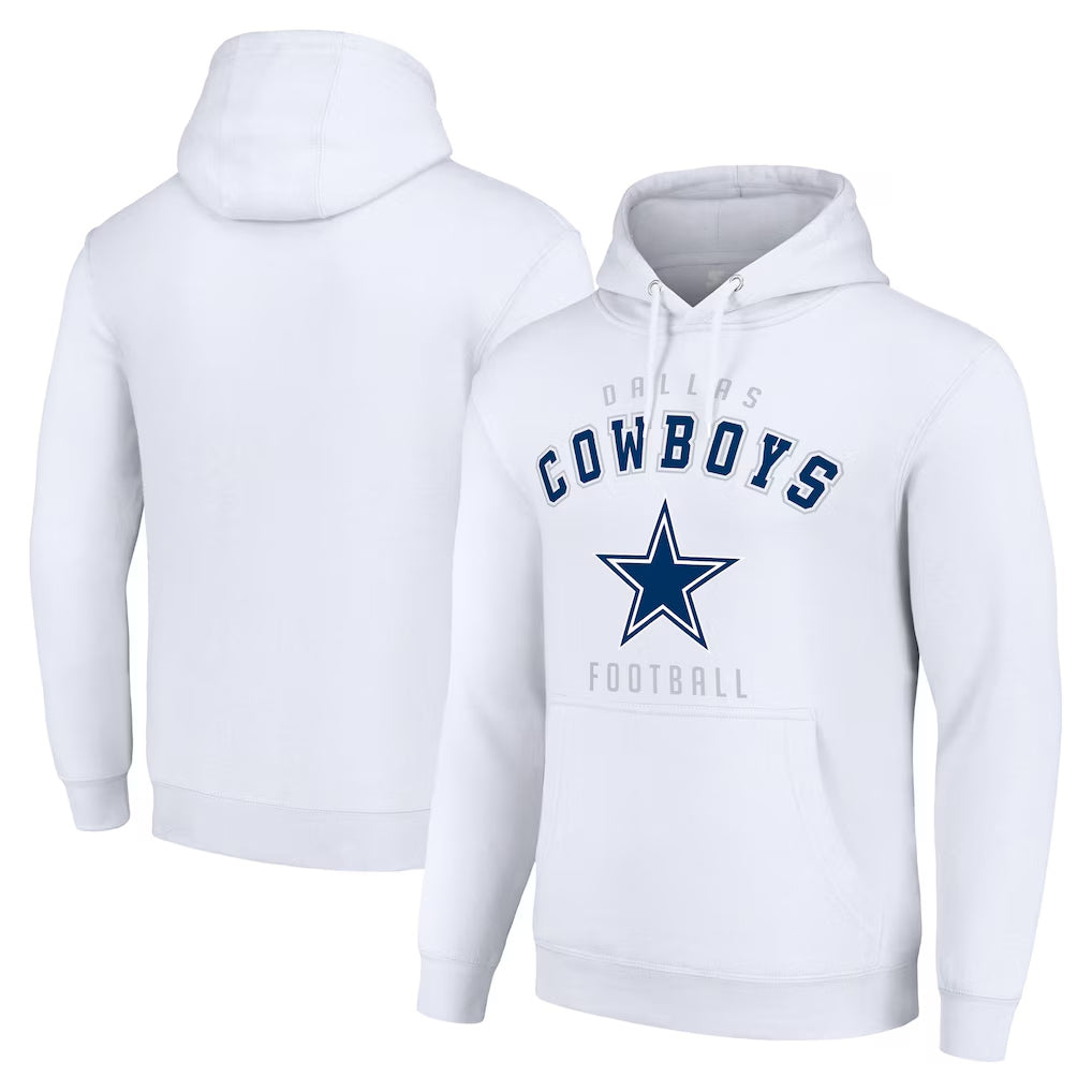 D.Cowboys ## Cowboys Blank Player White Pullover Hoodies Limited Odoa Stitched Jerseys