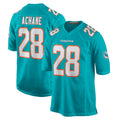 M.Dolphins #28 De'Von Achane Player Aqua Home Game Odoa Stitched Jerseys