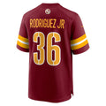Odoa W.Commanders #36 Chris Rodriguez Jr. Burgundy Team Game Jersey