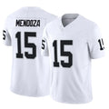 LV.Raiders #15 Fernando Mendoza Player White Limited Vapor F.U.S.E. Home Game Odoa Stitched Jerseys