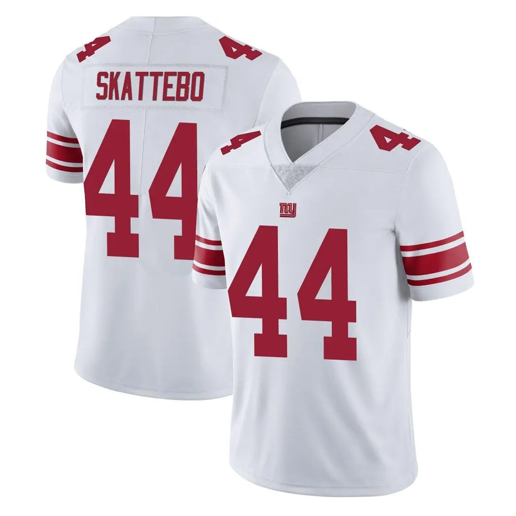 NY.Giants #44 Cam Skattebo Player White Limited Vapor Untouchable Home Game Odoa Stitched Jerseys