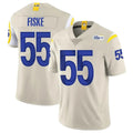 LA.Rams #55 Braden Fiske Player Bone Limited Vapor Home Game Odoa Stitched Jerseys