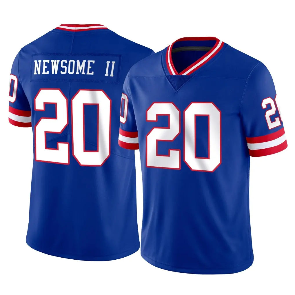 NY.Giants #20 Greg Newsome II Player Royal Classic Vapor Home Game Odoa Stitched Jerseys