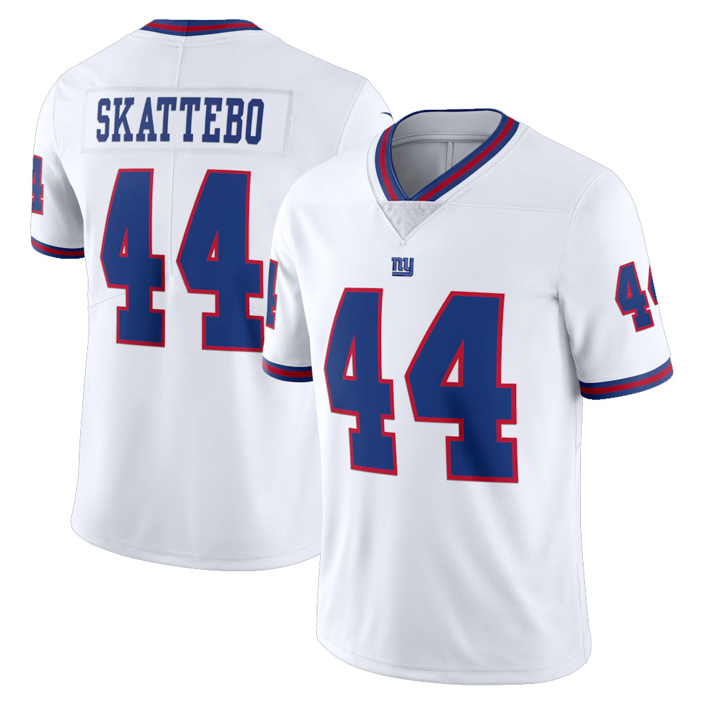NY.Giants #44 Cam Skattebo Player White Color Rush Home Game Odoa Stitched Jerseys