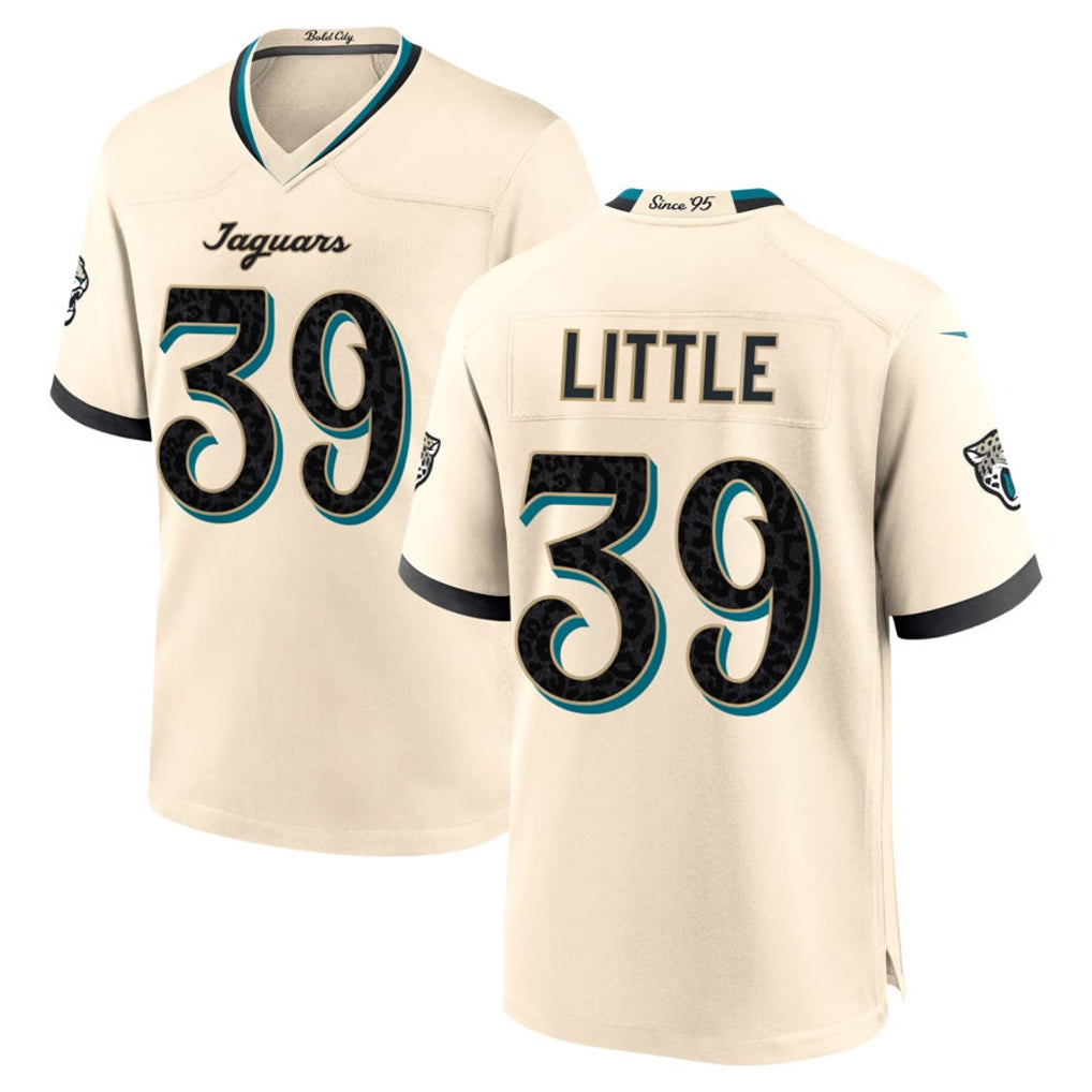 J.Jaguars #39 Cam Little Player Natural 2026 Rivalries Collection Game Odoa Stitched Jerseys