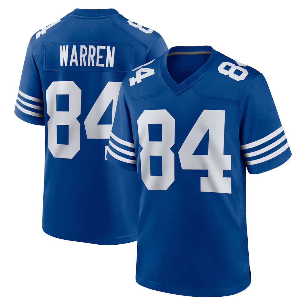 IN.Colts #84 Tyler Warren Player Royal Limited Home Game Odoa Stitched Jerseys