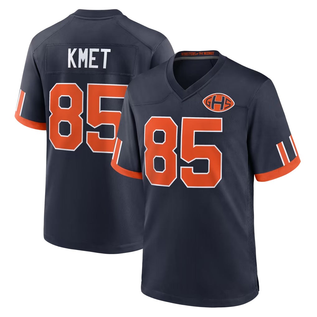C.Bears #85 Cole Kmet Player Navy 2026 Rivalries Collection Home Game Odoa Stitched Jerseys