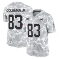 M.Dolphins #83 Kevin Coleman Jr. Player Arctic Camo Salute To Service Limited Game Odoa Stitched Jerseys