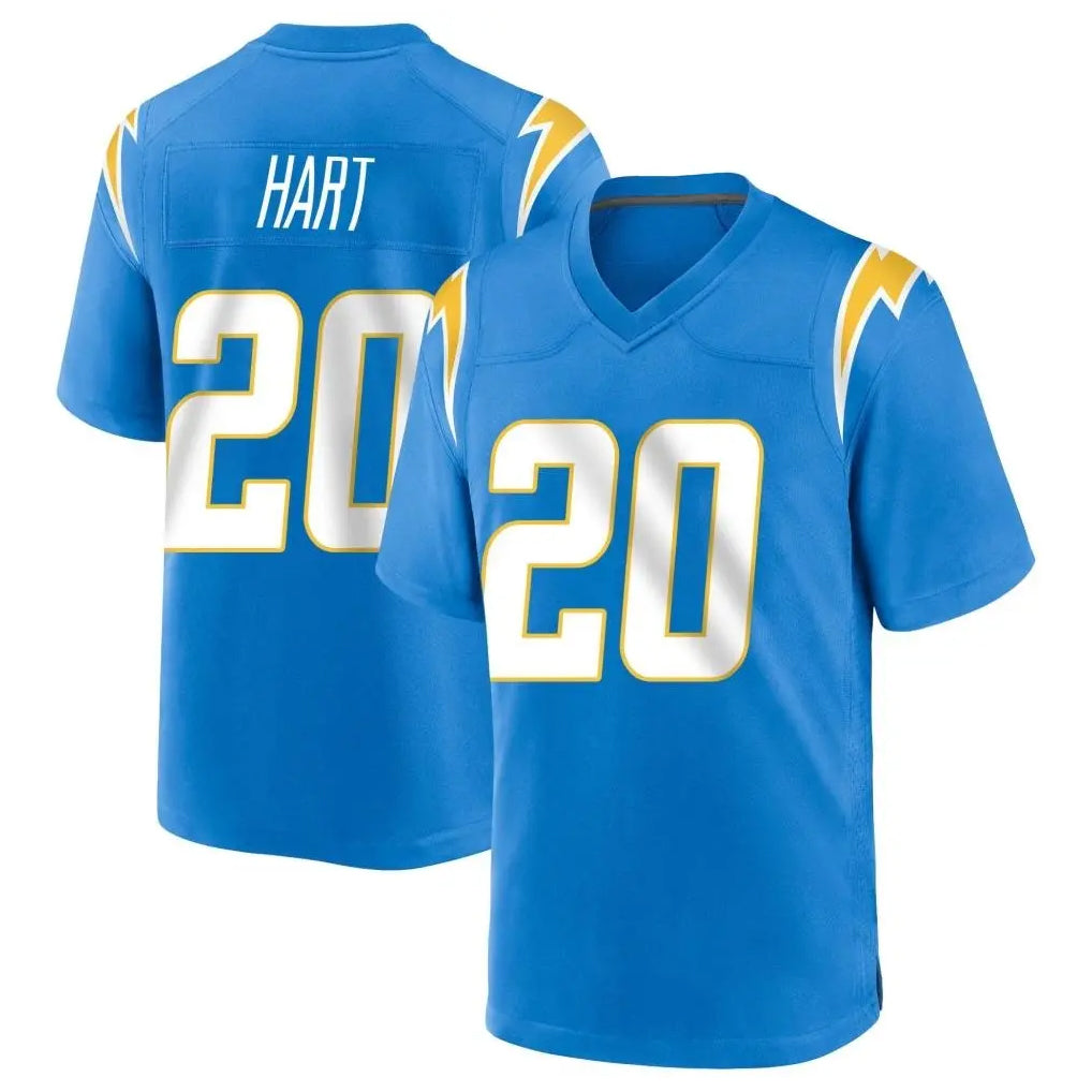 LA.Chargers #20 Cam Hart Player Blue Home Game Odoa Stitched Jerseys
