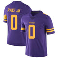 M.Vikings #0 Ivan Pace Jr. Player Purple Limited Color Rush Home Game Odoa Stitched Jerseys