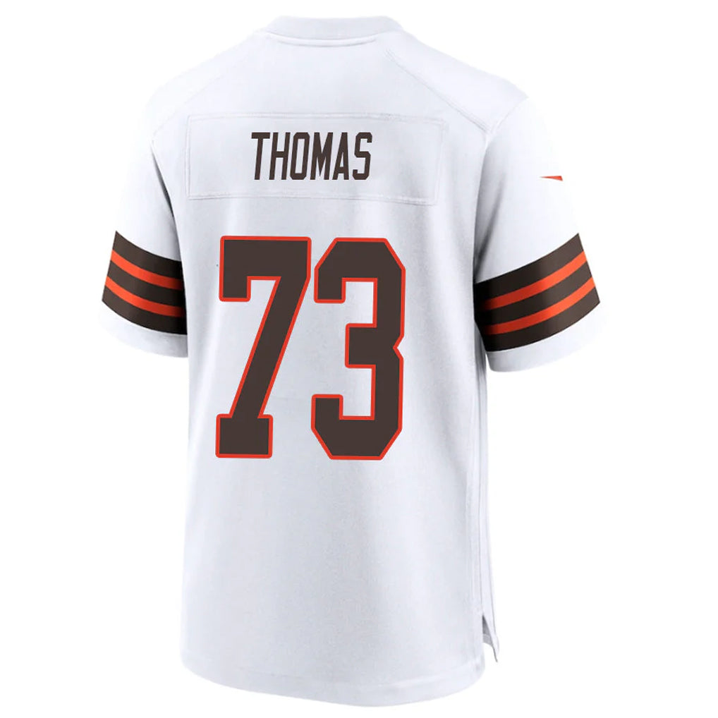 C.Browns #73 Joe Thomas Player White Alternate Home Game Odoa Stitched Jerseys