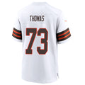 C.Browns #73 Joe Thomas Player White Alternate Home Game Odoa Stitched Jerseys