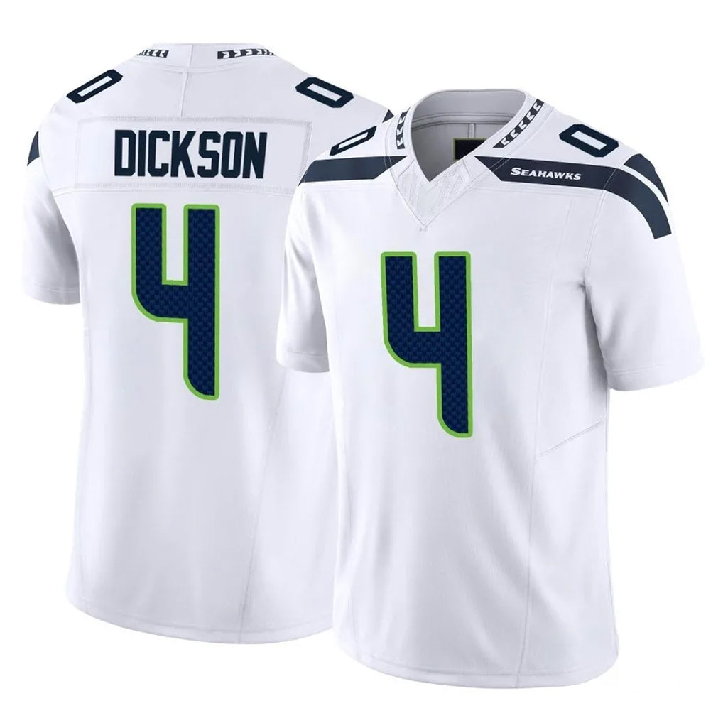 S.Seahawks #4 Michael Dickson Player White Limited Vapor F.U.S.E. Home Game Odoa Stitched Jerseys