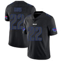B.Bills #22 Ray Davis Player Limited Black Impact Odoa Stitched Jerseys