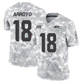 S.Seahawks #18 Elijah Arroyo Player Arctic Camo Limited Salute To Service Home Game Odoa Stitched Jerseys