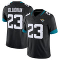 J.Jaguars #23 Foyesade Oluokun Player Black Vapor F.U.S.E. Limited Home Game Odoa Stitched Jerseys