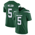 NY.Jets #5 Garrett Wilson Player Green Limited Vapor Home Game Odoa Stitched Jerseys