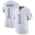LV.Raiders #1 Tre Tucker Player White Limited Color Rush Home Game Odoa Stitched Jerseys