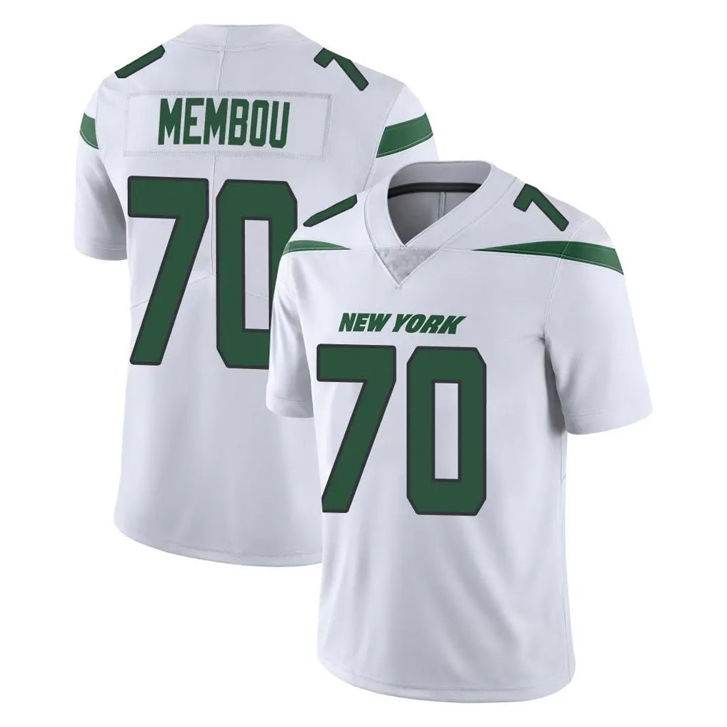 NY.Jets #70 Armand Membou Player White Spotlight Limited Vapor Home Game Odoa Stitched Jerseys