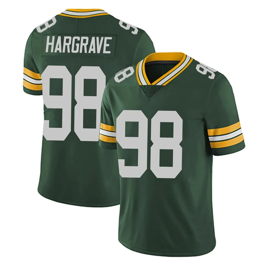 GB.Packers #98 Javon Hargrave Player Green Vapor Untouchable Limited Home Game Odoa Stitched Jerseys