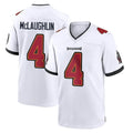TB.Buccaneers #4 Chase McLaughlin Player White Home Game Odoa Stitched Jerseys