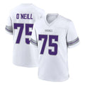 M.Vikings #75 Brian O'Neill Player White Alternate Home Game Odoa Stitched Jerseys